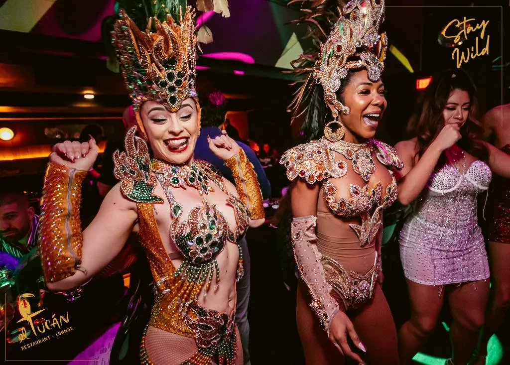 Dancers enjoying party